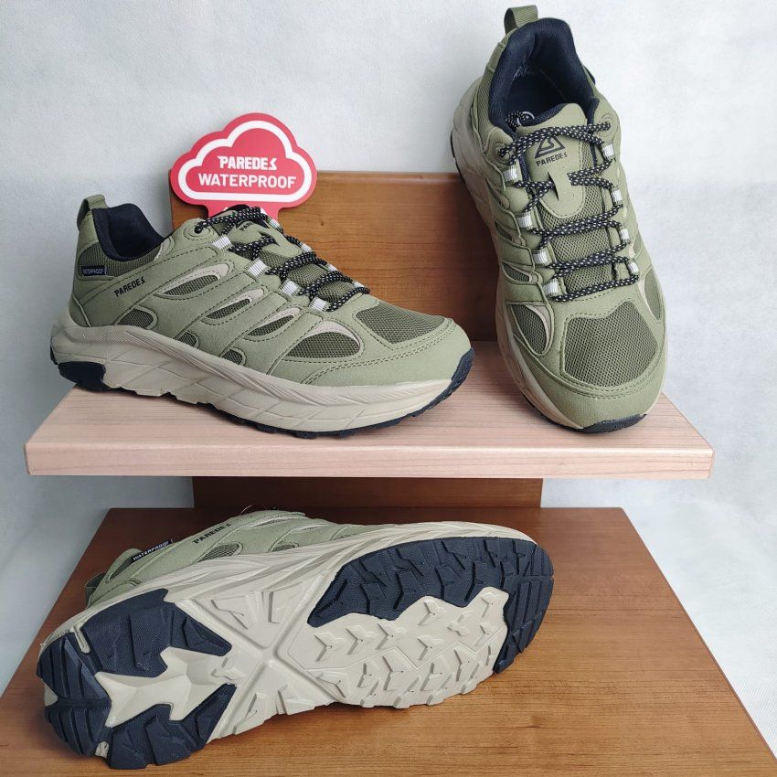Paredes Trek Valdegovia LT26649 – Deportivo trekking waterproof kaki para hombre