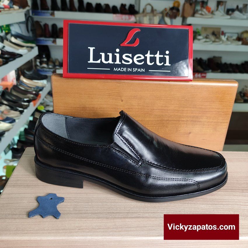 Zapato de Vestir Mocasin Todo Piel Hecho en España LUISETTÍ 19300