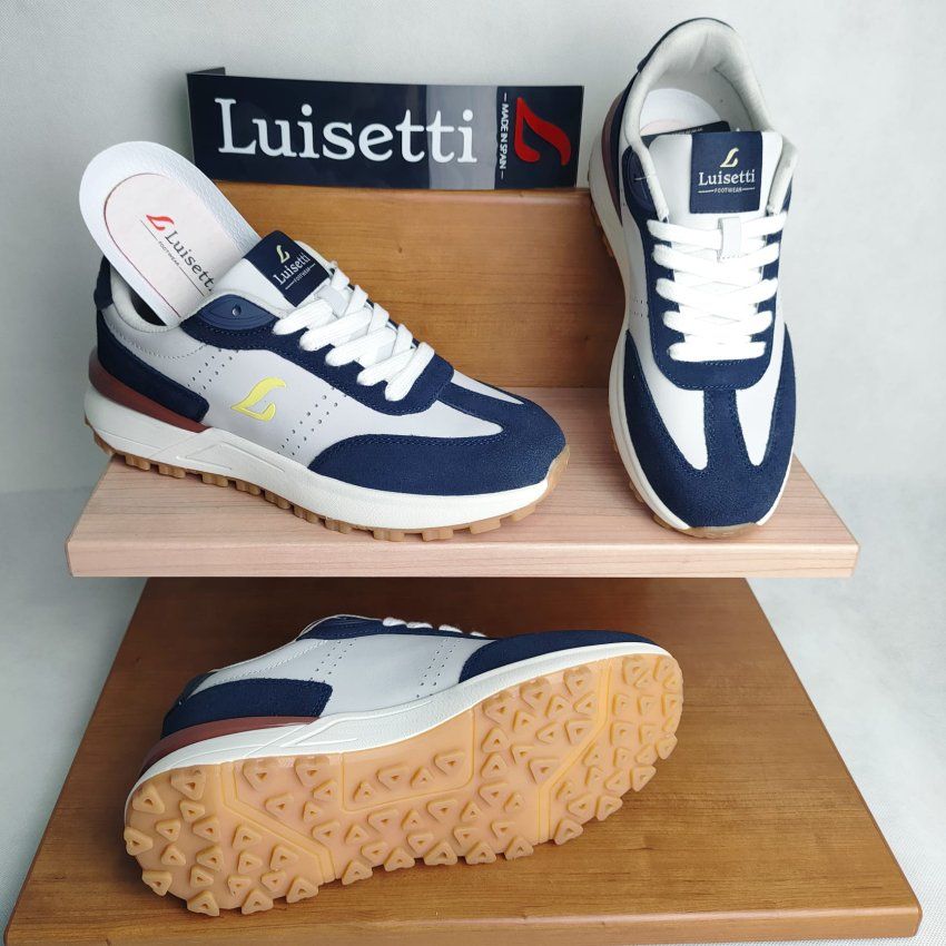 Deportivo Casual en Piel LUISETTÍ 38800 con Cordón Hecho en España
