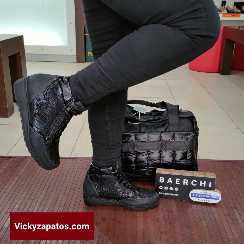 Botín Casual Ancho Especial BAERCHI 55052 VERONICA Todo Moda Otoño Invierno 23 Hechos en España