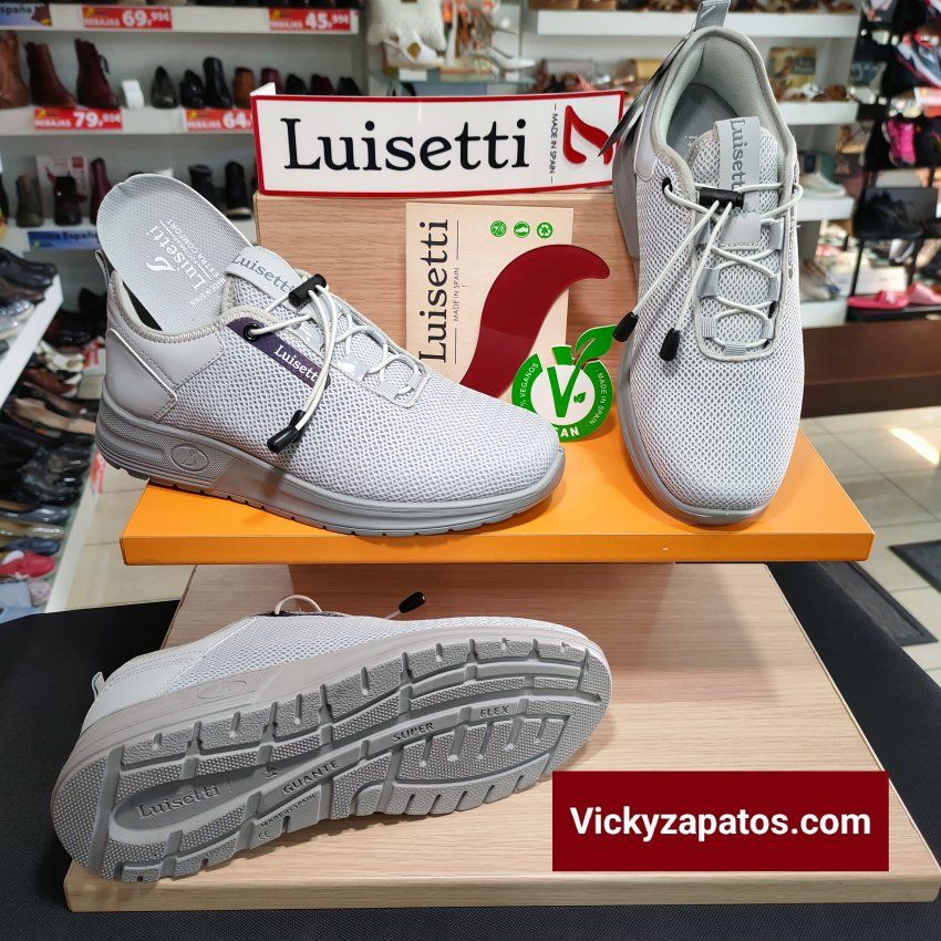 Calzado Deportivo Casual LUISETTÍ 36701 Cordón Elástico Hecho en España Coslada