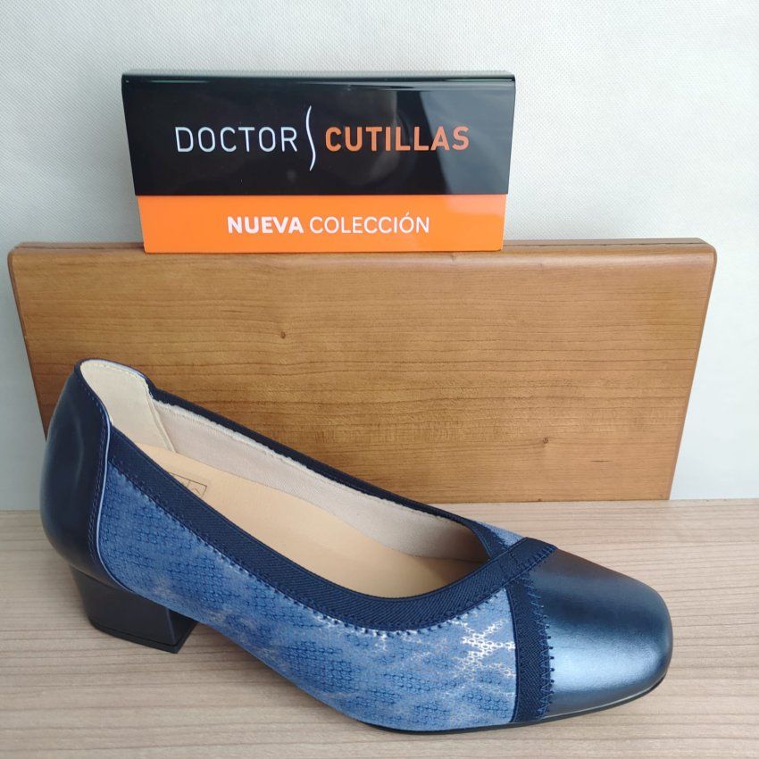 Salón de Piel y Lycra DOCTOR CUTILLAS 81258 con Plantilla Extraíble Máximo Confort