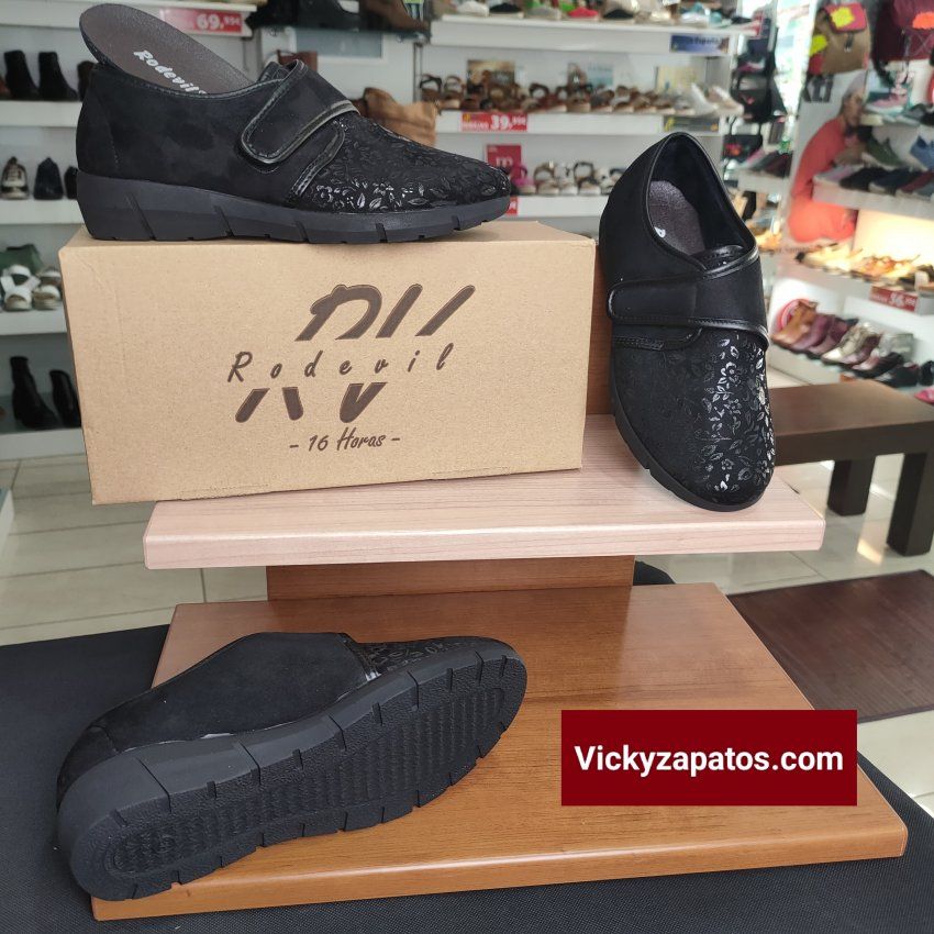Zapatilla Confort de Velcro con Plantilla Extraíble RODEVIL 280 Otoño Invierno Coslada