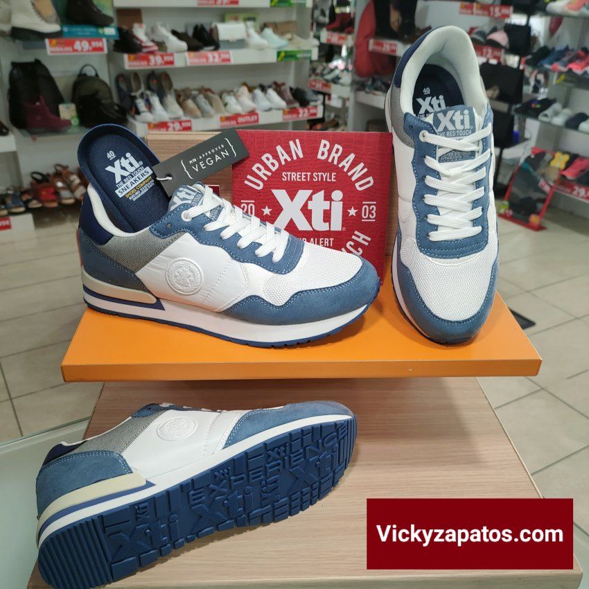 Deportivo Casual de Hombre Todo Vegano Moda de XTI 43660 Primavera Verano 22