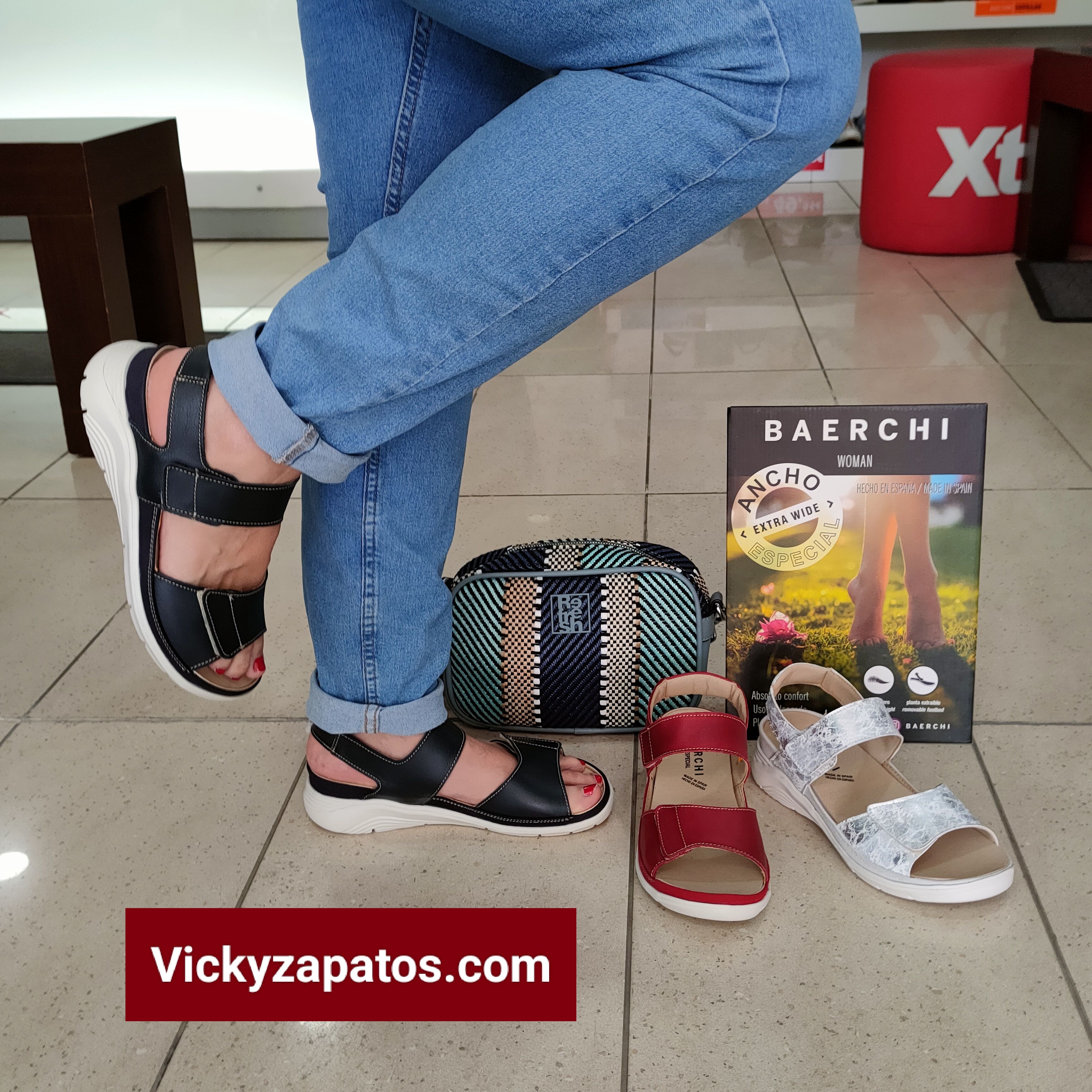 Zapatos mujer plantilla extraíble , outlet de zapatos zuecos azules