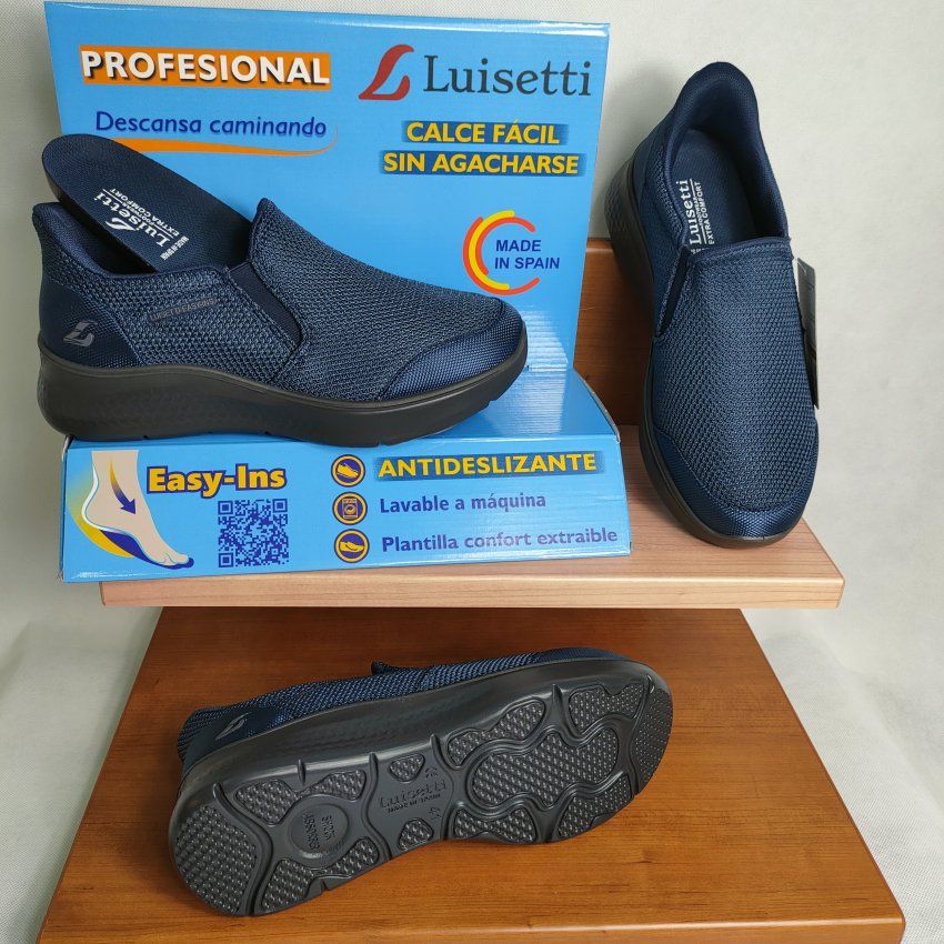 Deportiva Profesional Hombre LUISETTÍ 39811ST EASY – Calce Fácil y Suela Ultraligera