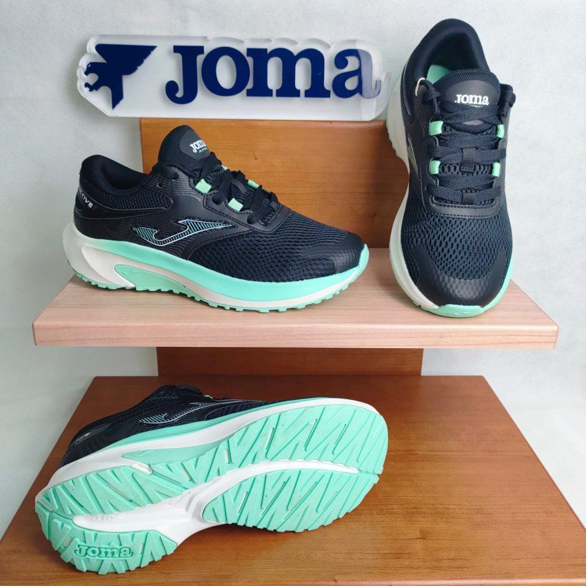 Joma Active Lady 2601 – Zapatillas de running mujer negro y verde