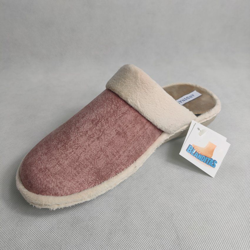 Zapatilla Mujer ANDINAS 724 GARDA Marino/Beige y Maquillaje/Beige