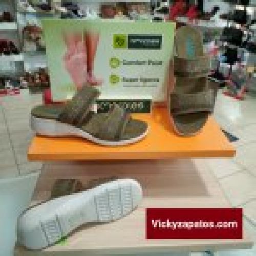 Sandalia Zueco Confort Pies Delicados AMARPIES 21343 OFERTA Primavera Verano 22 Coslada
