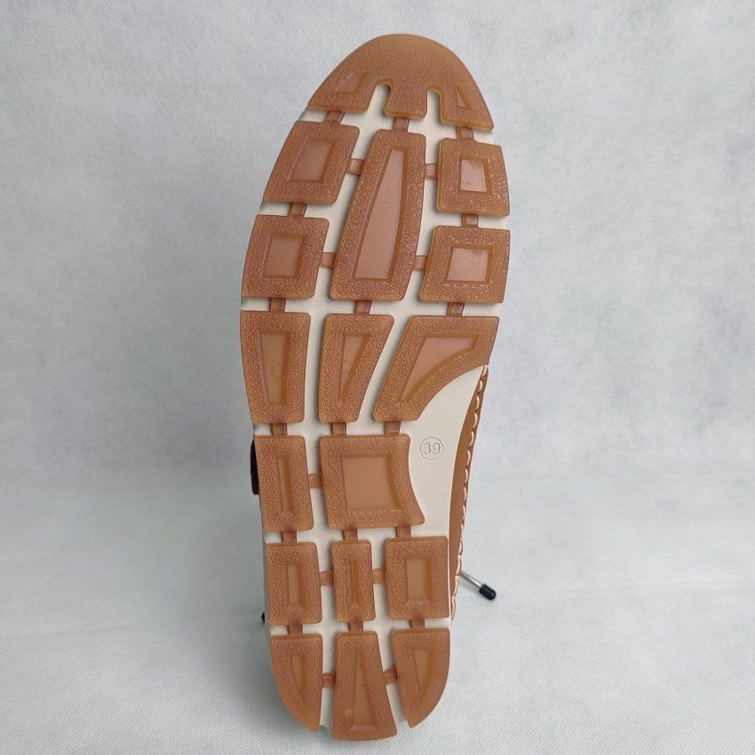 Sandalia Confort de Piel con Velcro BAERCHI 2703 – Plantilla Extraíble | Hechos en España