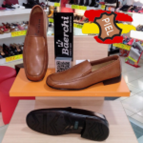 Mocasín de Hombre Clasico Todo en Piel con Piso Flexible Coslada