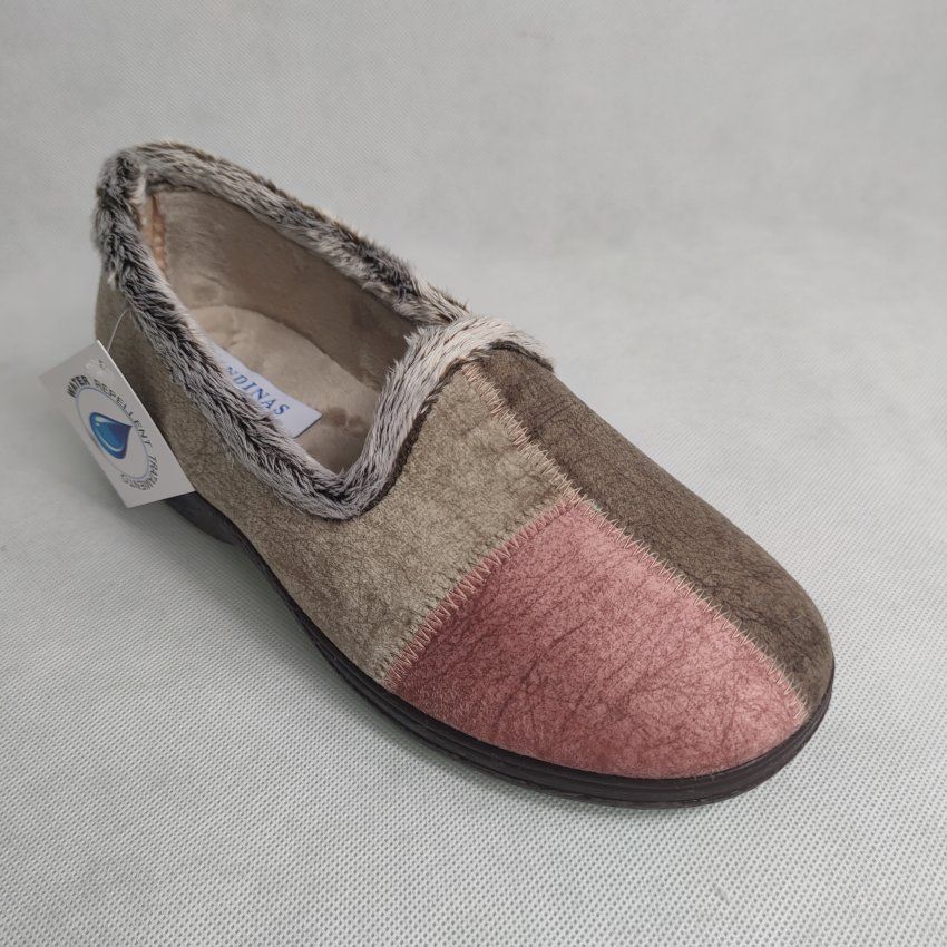 Zapatilla Mujer ANDINAS 9853 26 GARDA Marrón Combi Water Repellent
