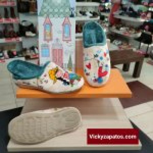 Zapatillas de Serigrafia de Pescadora Con Plantilla Extraíble RODEVIL 5525 HECHAS EN ESPAÑA