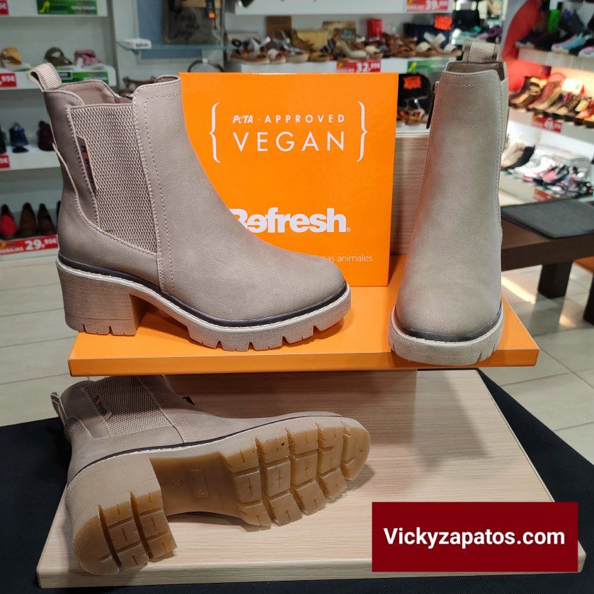 Botín Casual de Tacón Todo Moda REFRESH 70365 Vegano Otoño Invierno 22 Coslada