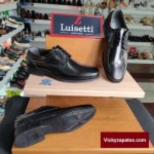 Zapato de Vestir Con Cordón Todo Piel Hecho en España LUISETTÍ 19304