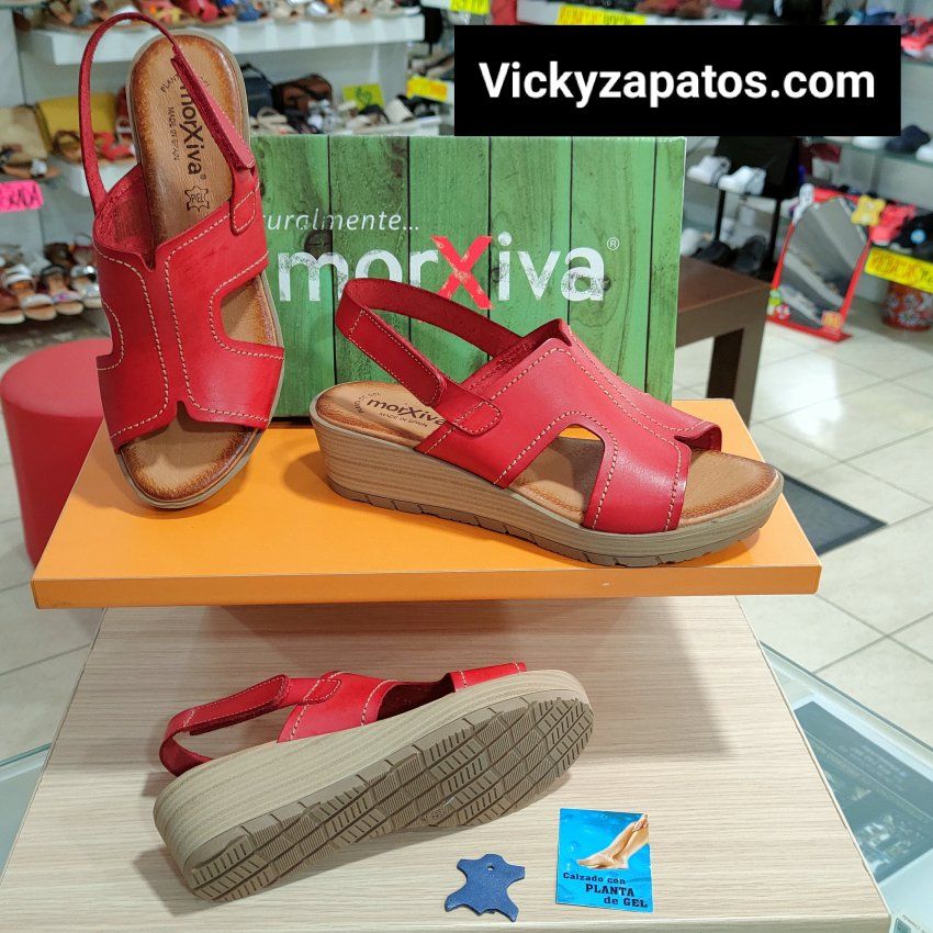Sandalia Confort en Piel MORXIVA 3102 Hechas en España  Todo Moda a Buen a Precio
