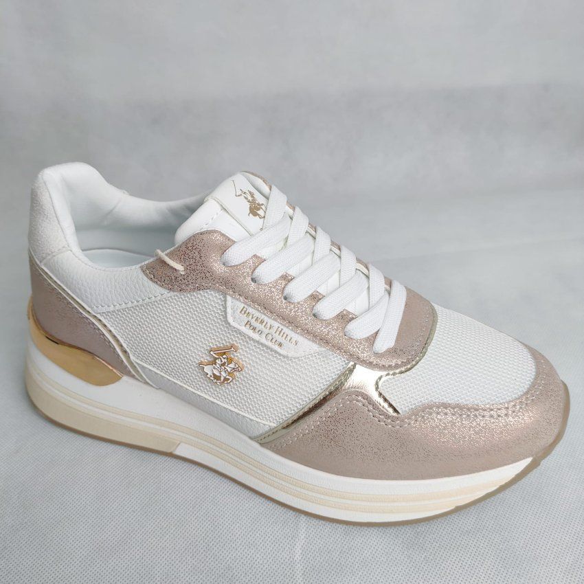 Beverly Hills Polo Club Mendy Mix – Deportivo casual de mujer con cuña baja   VICKY Zapatos