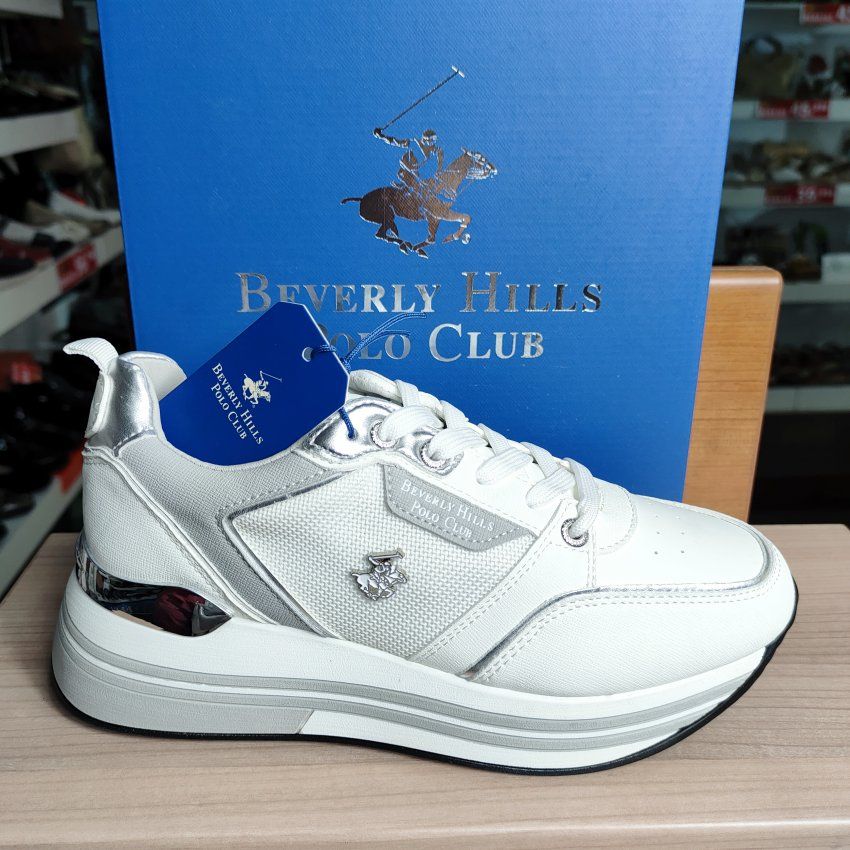Beverly Hills Polo Club Sophia Mix – Deportivo casual de mujer con cuña baja   VICKY Zapatos