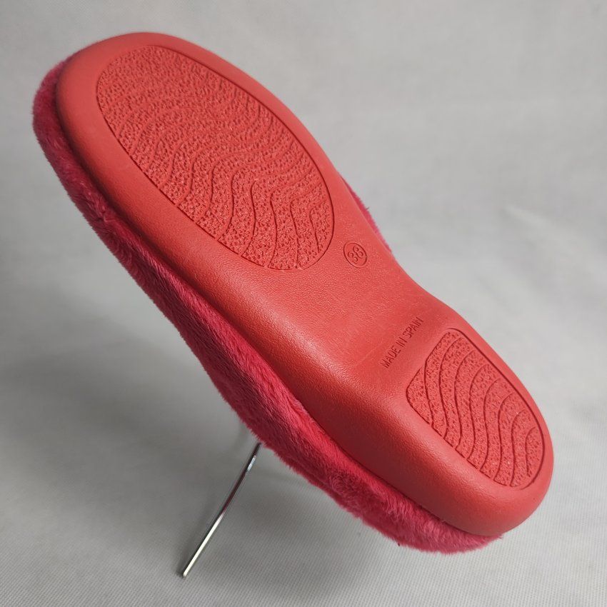 Zapatilla de Casa Mujer MARPEN COCODRILO Rojo con Memory Extraíble