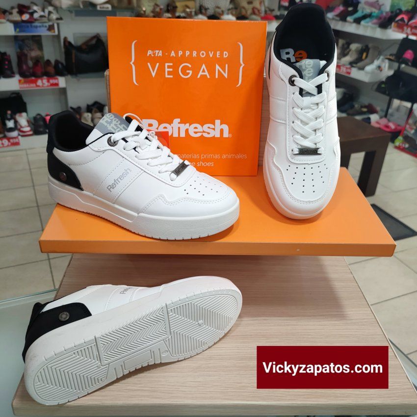 Deportiva Casual Nueva Colección REFRESH 171252 Moda VEGANA Otoño 23 Coslada