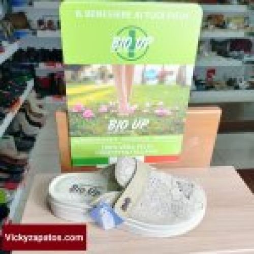 Zueco en Piel y Licra Especial Pies Delicados BIO UP 23738 Ya en Calzados VICKY Coslada