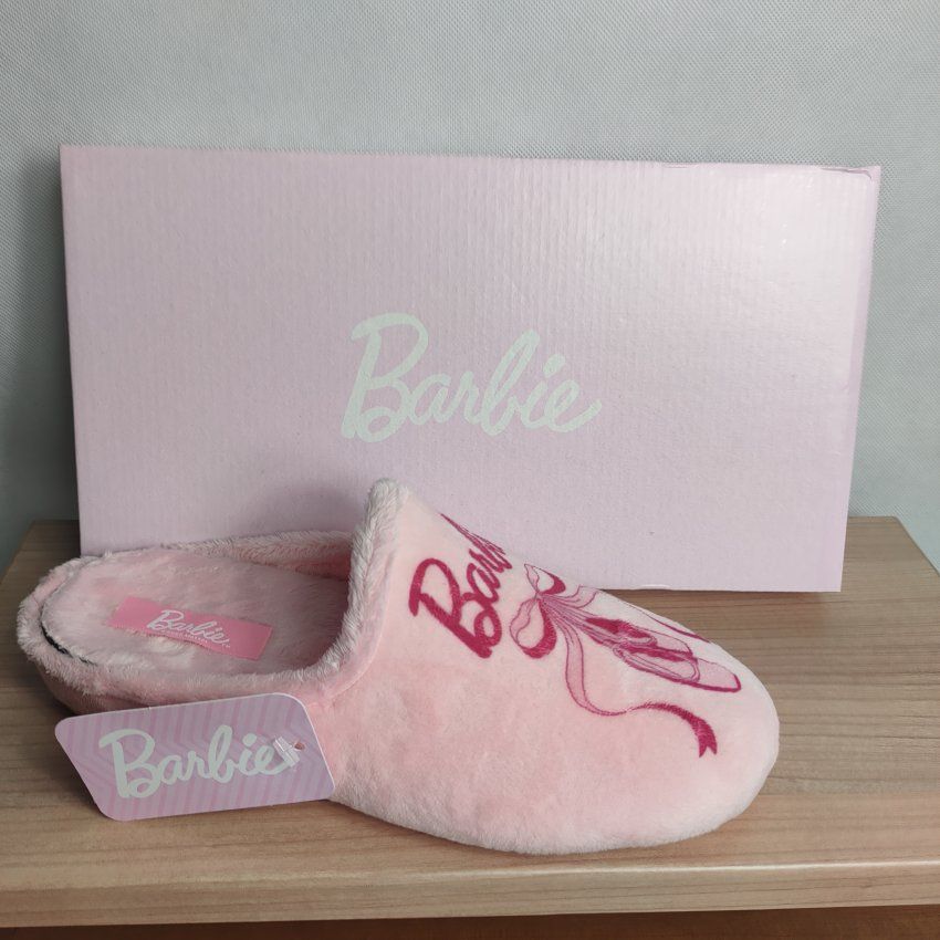 Zapatilla de Casa Mujer MARPEN BARBIE Rosa con Memory Extraíble