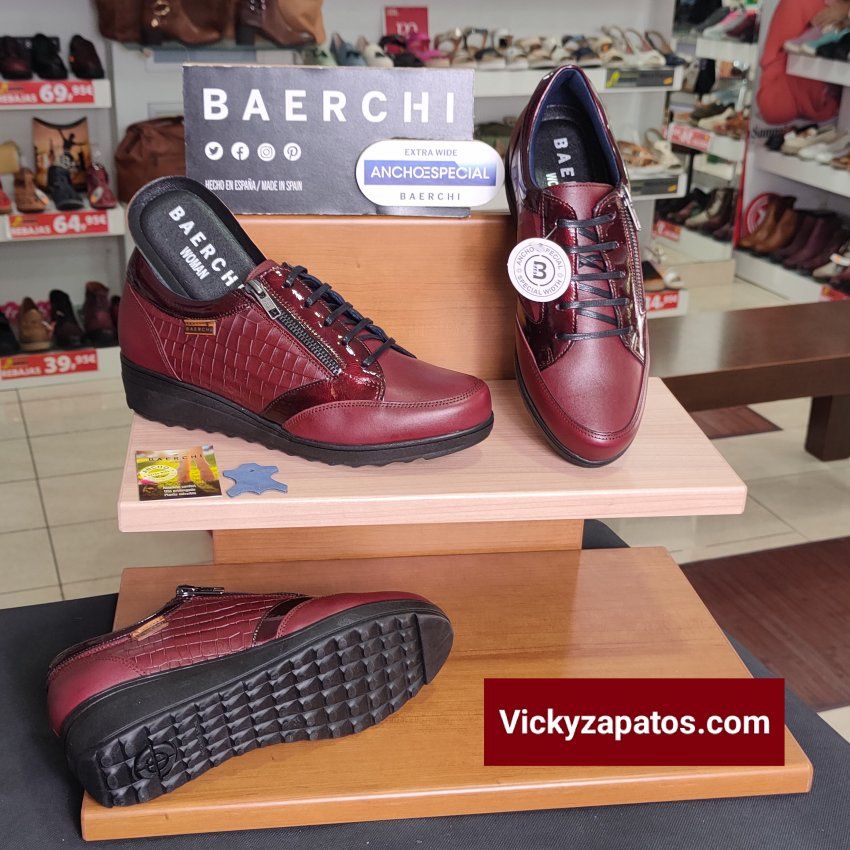 Deportivo Casual Ancho Especial BAERCHI 55053 VERONICA Todo Moda Otoño Invierno 24 Hechos en España