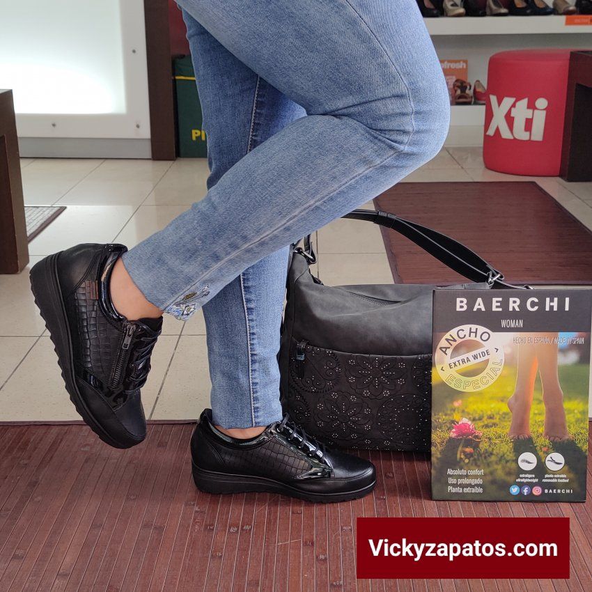Deportivo Casual Ancho Especial BAERCHI 55053 VERONICA Todo Moda Otoño Invierno 24 Hechos en España