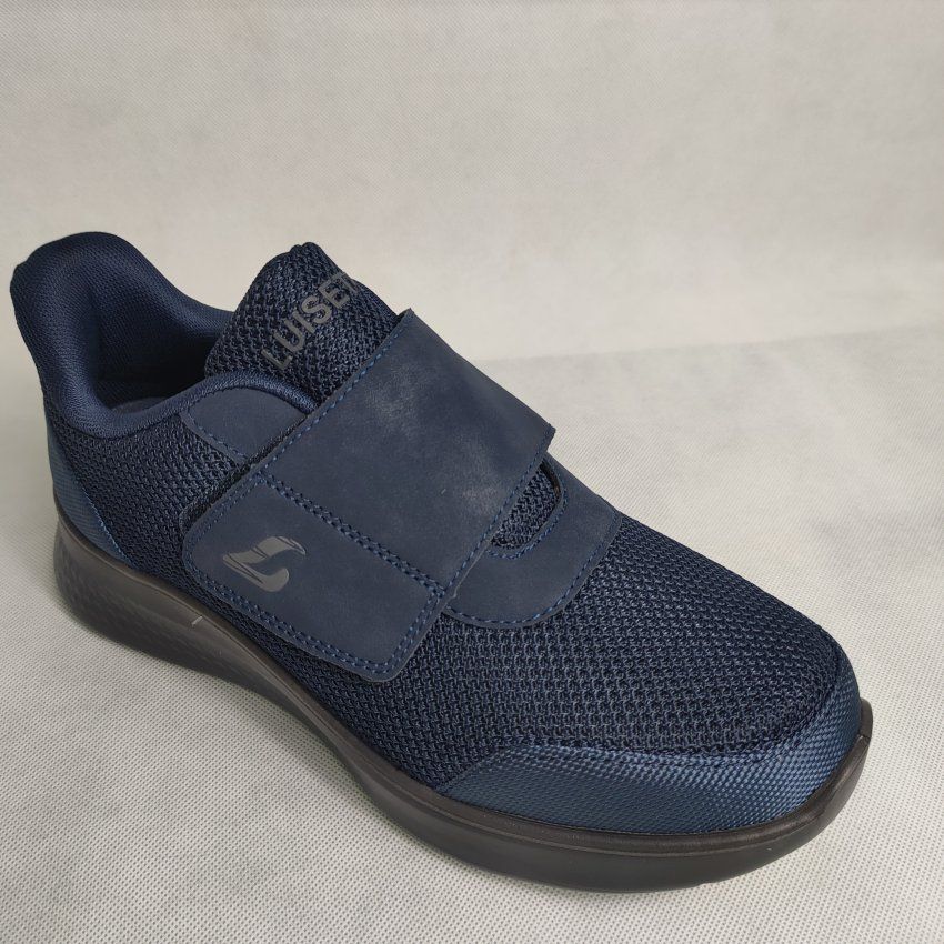 Deportiva Profesional Hombre LUISETTÍ 39812ST – Velcro, Calce Amplio y Ultraligera