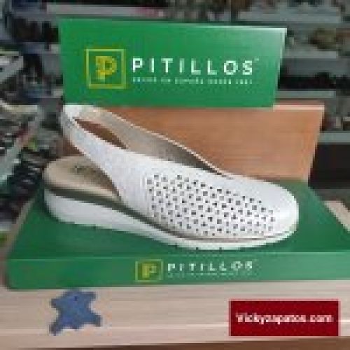 Sandalia PITILLOS 10370 Confort de Piel con Puntera Cerrada Hechas en España