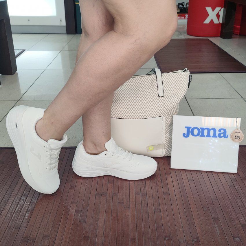Zapatillas Casual Mujer Blancas – JOMA Memory Foam Confort Marca España