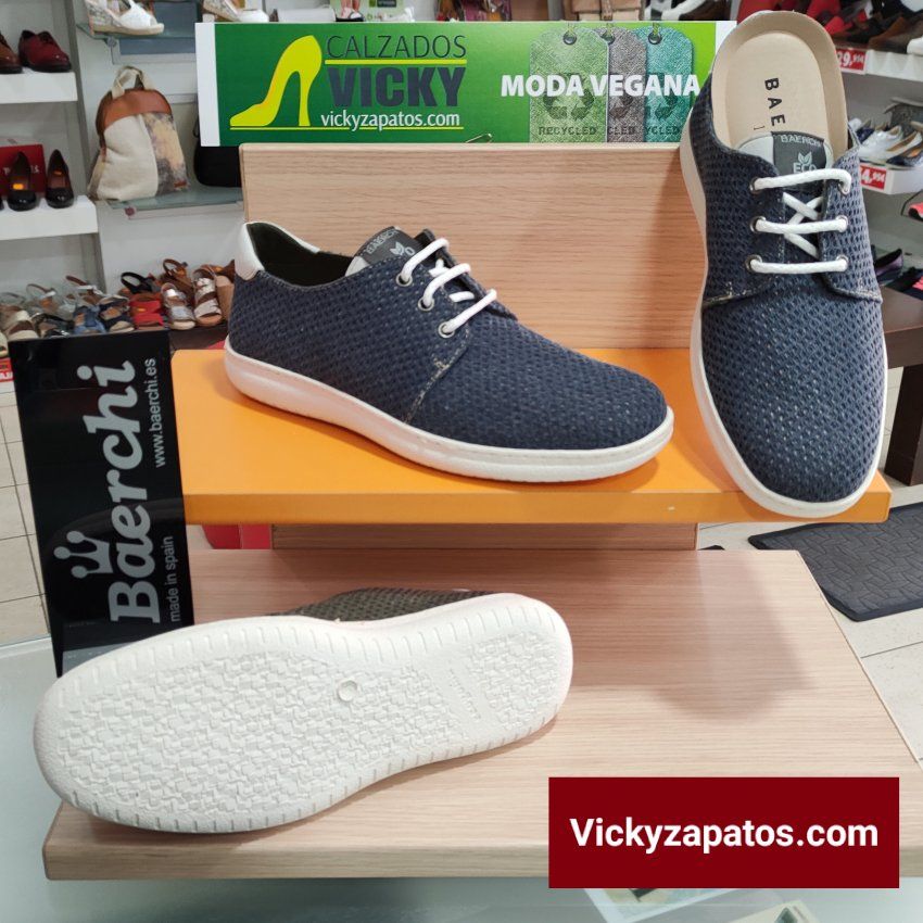 Zapato Casual Vegano BAERCHI 4131 Hechos en España