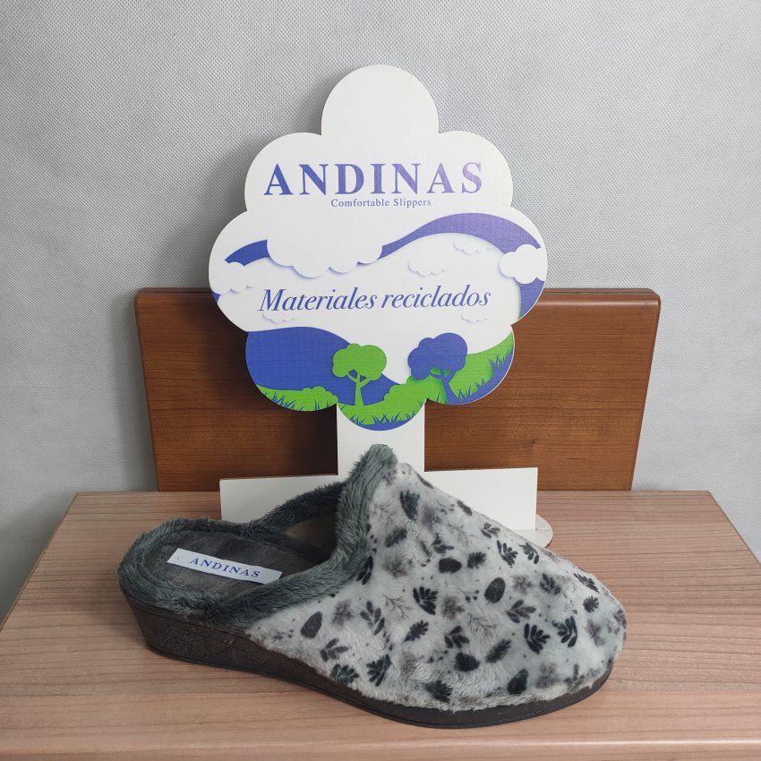 Zapatilla Mujer ANDINAS 9064 26 NUCIA Marengo de Pala