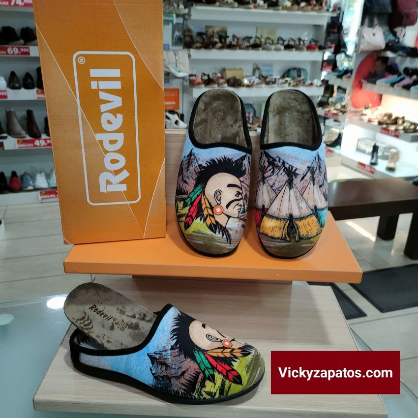Zapatillas de Comanche Con Plantilla Extraíble RODEVIL 536 HECHAS EN ESPAÑA