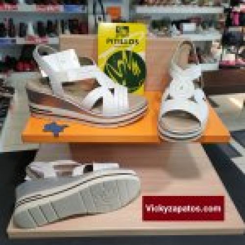 Sandalia de Piel con Elástico Ajustable PITILLOS 2613 Hecho en España Coslada