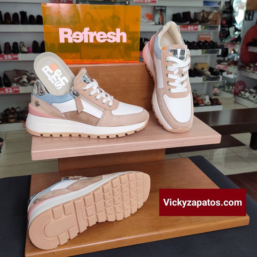 Deportivo Casual Cuña Vegano REFRESH172446 Colección Primavera Verano