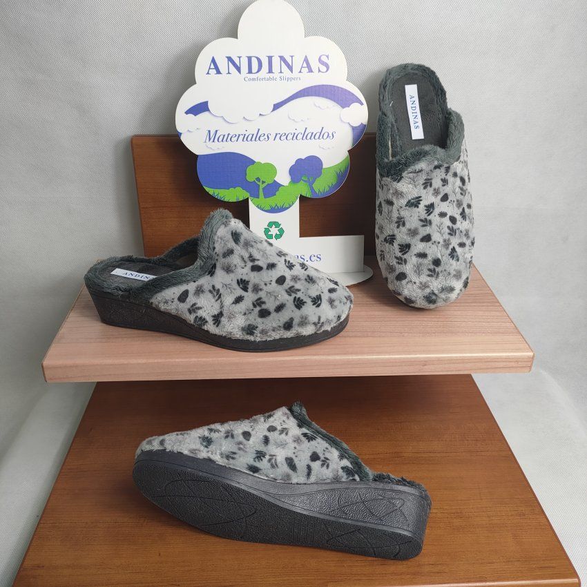 Zapatilla Mujer ANDINAS 9064 26 NUCIA Marengo de Pala
