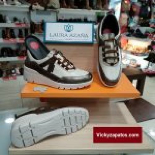 Deportivo Casual En Piel LAURA AZAÑA 26200 Hecho en España Primavera Verano 23 Madrid