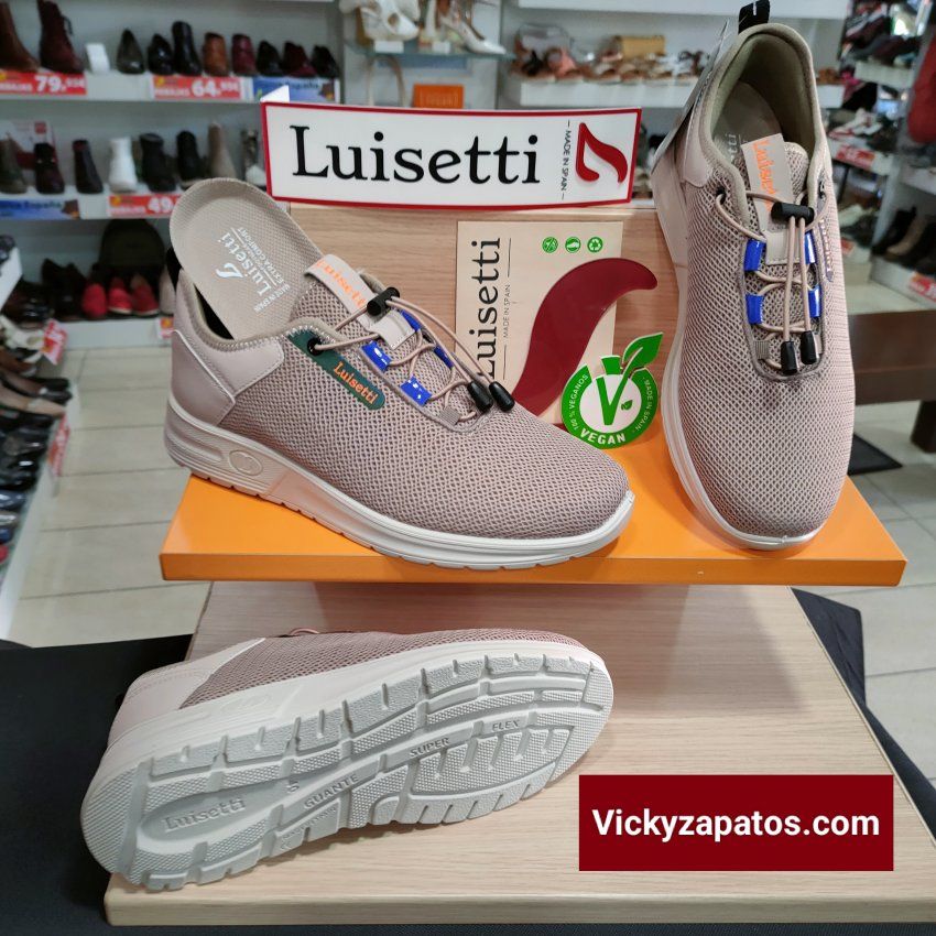 Calzado Deportivo Casual LUISETTÍ 36701 Cordón Elástico Hecho en España