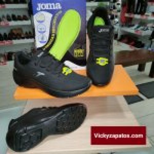 Deportiva de Tiempo Libre JOMA 400 LADY 2121 NEGRO Nueva Colección Otoño Invierno 21 Marca España