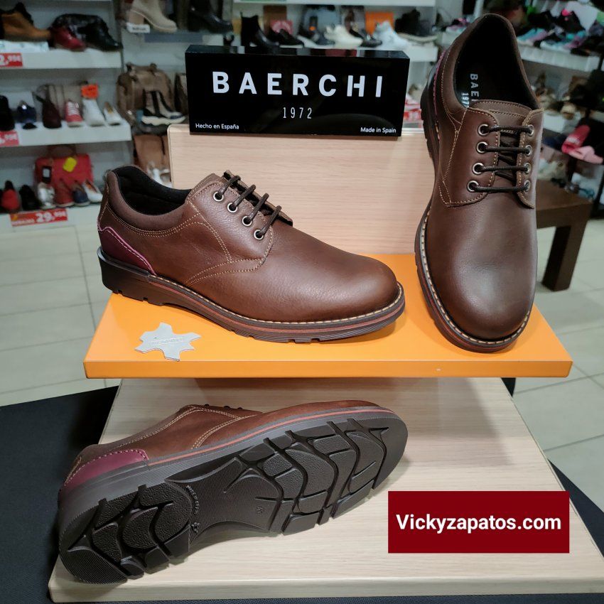 Zapato Casual de Piel BAERCHI 5060 VIVANCO HECHOS EN ESPAÑA Otoño Invierno 22 Coslada