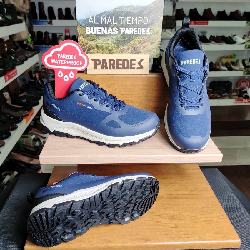 Paredes Redueña LT24518 – Deportiva trekking  con Waterproff y Softshell impermeable para hombre   VICKY Zapatos