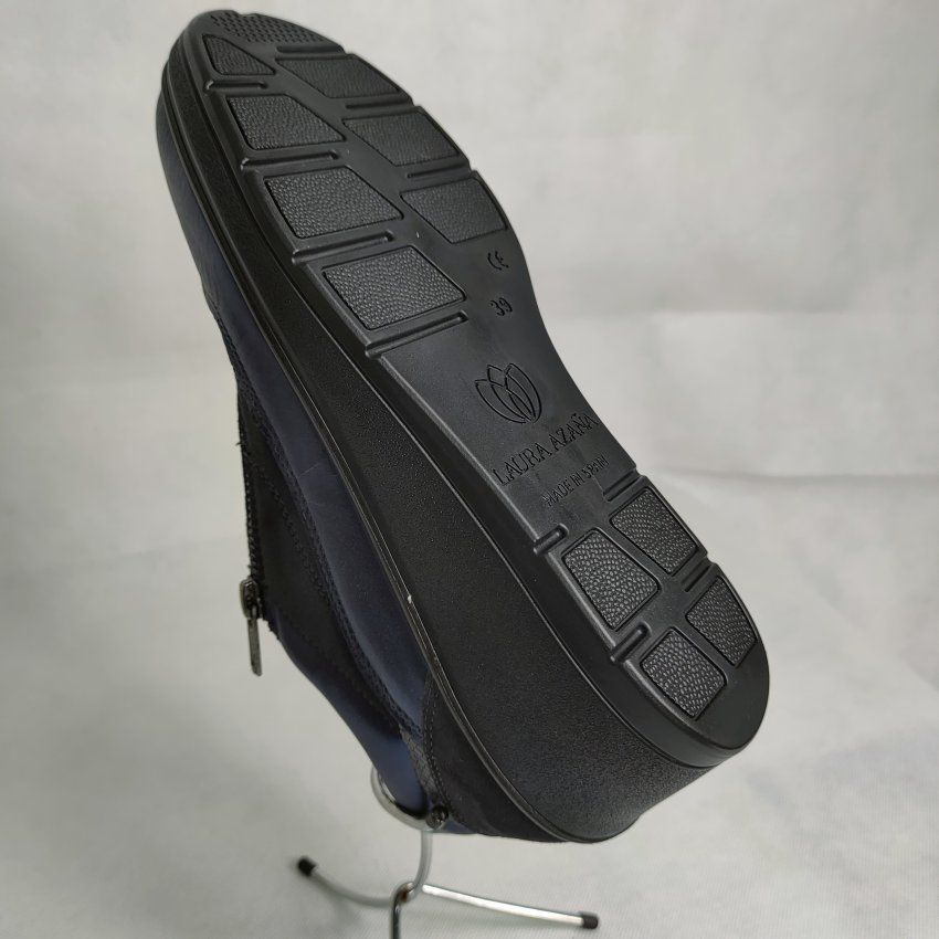 Deportivo Casual Mujer LAURA AZAÑA 28903 Piel Afelpada y Metal – Memory Foam