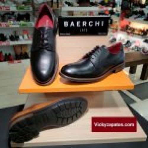 Zapato Oxford en Piel BAERCHI 4550 ZED HECHOS EN ESPAÑA Calidad y Confort Otoño Invierno 23 Coslada