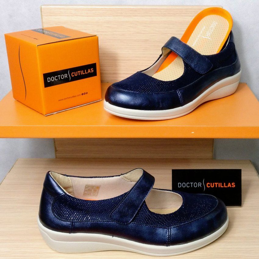 Merceditas de Piel Y Lycra Plantilla Extraible Doctor Cutillas 43638 Madrid