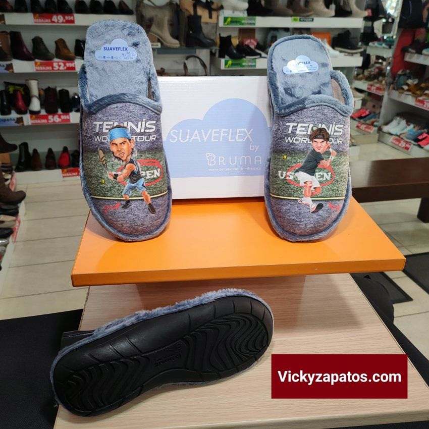 Zapatillas con Plantilla Extraíble Máximo Confort SUAVEFLEX BY BRUMA NADAL HECHAS EN ESPAÑA en Coslada