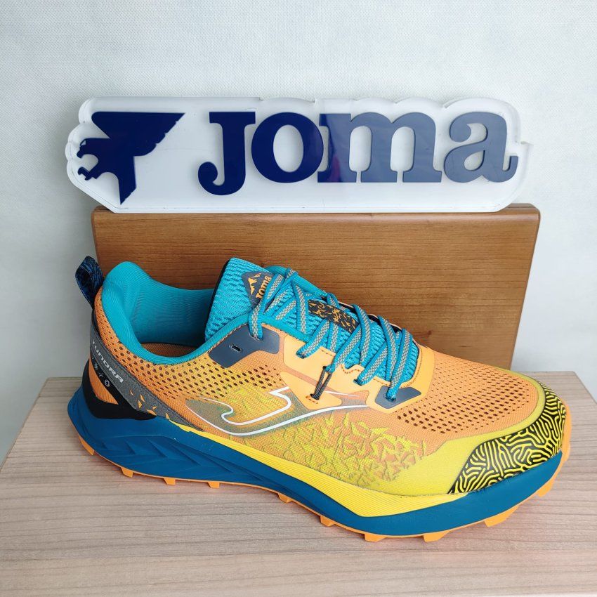 Joma Tundra Men 2608 – Deportiva de trail en naranja combi con máxima adherencia   Vicky Zapatos