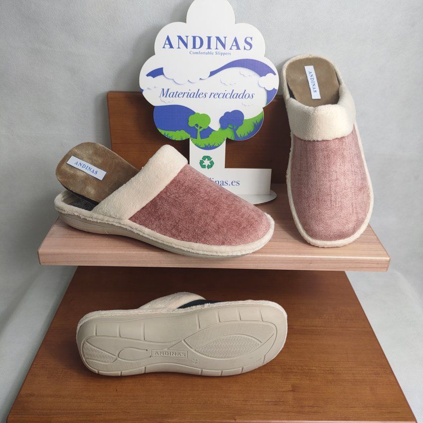 Zapatilla Mujer ANDINAS 724 GARDA Marino/Beige y Maquillaje/Beige