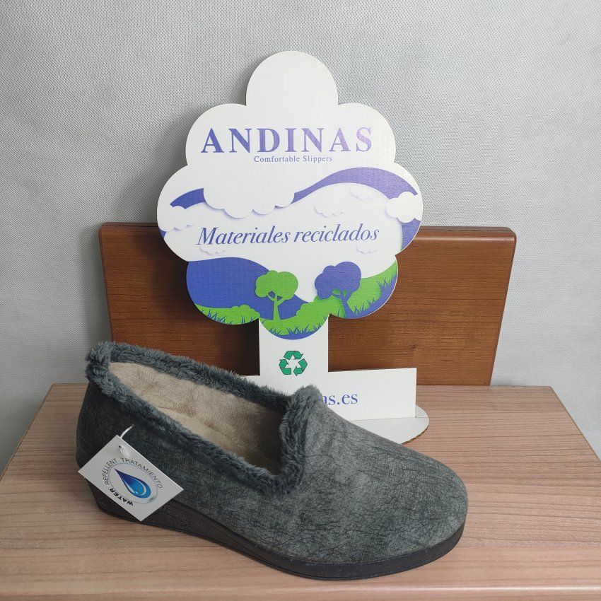 Zapatilla Mujer ANDINAS 9881 26 GARDA Gris Marengo Water Repellent