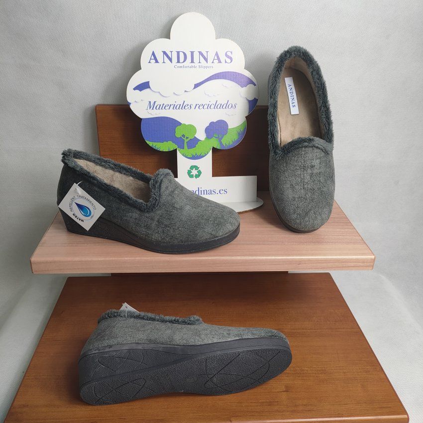 Zapatilla Mujer ANDINAS 9881 26 GARDA Gris Marengo Water Repellent